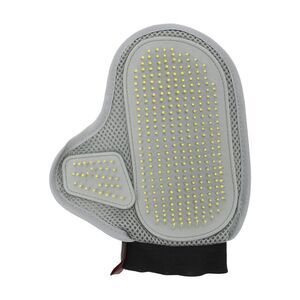 Pet Grooming Gloves Light Gray